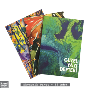 12 Adet - A4 40 Yaprak Güzel Yazı Defteri